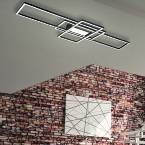 Lustră modernă Irvine, antracit, 60W, 3000-6500K, 105x42cm, 7100Lm, 620010442