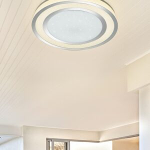 Plafoniera moderna Noriaki led 40W, 3000K/4000K/5500K, 4750Lm, Dimabila, telecomandă inclusă, 679210106 Trio