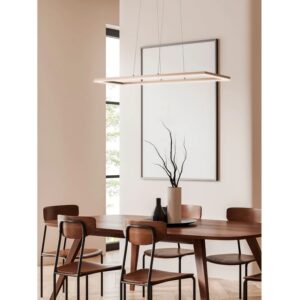 Suspensie Redo Klee, auriu mat, LED, 48W, 4368 lumeni, alb cald 3000K, 01-1645