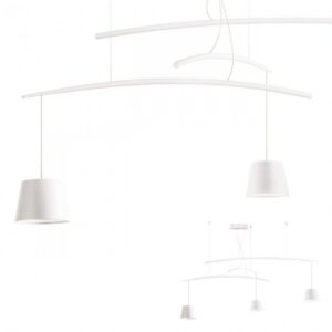 Lustra Redo Lolli, alb, LED, 3X6W, 1245 lumeni, alb cald 3000K, 01-1524