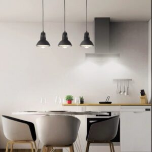 Suspensie Redo Peep 01-1281, 1 x E27, D 345 mm, negru mat