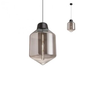 Lustra REDO Amno E27 1x42W Ø260,  Smoky, 01-1773