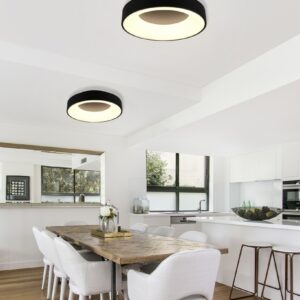 GIRONA Plafoniera moderna LED 27W 3000K 3200Lm, D.45cm, H.11cm, 671210132 TRIO