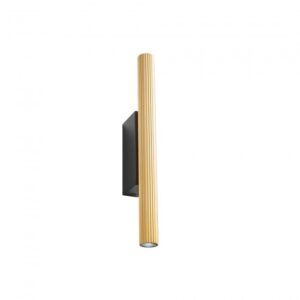 Aplica Redo Nikos, auriu/negru  mat, LED, 10W, 720 lumeni, alb cald 3000K, 01-3848