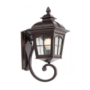 YORK APLICA DE EXTERIOR REDO E27 1X70W IP44 Negru antic cu patina maro, 9646