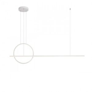 LUSTRĂ REDO GIOTTO LED 49W, 3000K, 3724 Lm, Alb mat, 01-1734