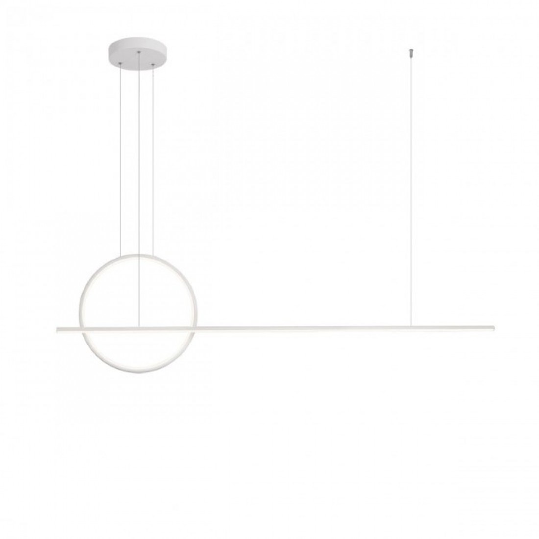 LUSTRĂ REDO GIOTTO LED 49W, 3000K, 3724 Lm, Alb mat, 01-1734
