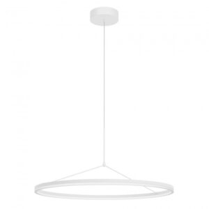 Suspensie Redo Orbit, alb mat, LED, 48W, 4320 lumeni, alb cald 3000K, D.80 cm, 01-3839