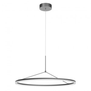 Suspensie Redo Orbit, negru mat, LED, 48W, 4320 lumeni, alb cald 3000K, D.80 cm, 01-3841