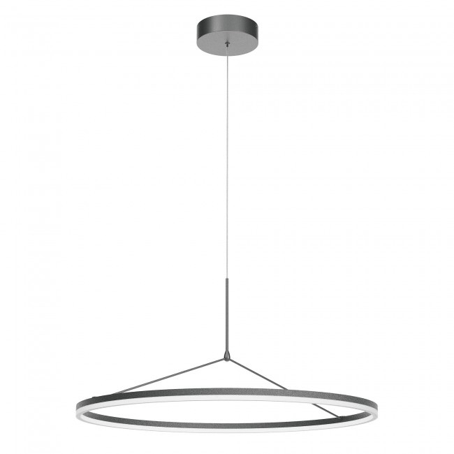 Suspensie Redo Orbit, negru mat, LED, 48W, 4320 lumeni, alb cald 3000K, D.80 cm, 01-3841