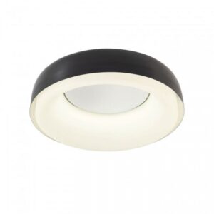 Plafoniera Redo Dip, Negru  lucios, LED CCT, 30W, 2091 lumeni, 2700K/3000K/4000K/5000K/6500K, D.49 cm, 01-3722