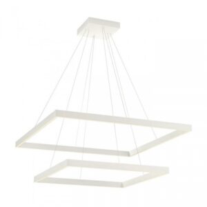 LUSTRĂ REDO FEBE LED 100W 3000K D600+800 ALB MAT, 01-2917