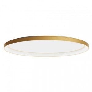 Plafoniera Redo Nobu, auriu mat, LED CCT, 80W, 4904 lumeni, 3000K/4000K, L.80 cm, 01-3810