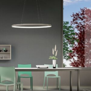 Lustră Redo Nobu, alb mat, LED CCT, 120W, 7296 lumeni, 3000K/4000K, L.120 cm, 01-3818