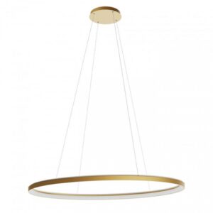 Lustră Redo Nobu, auriu mat, LED CCT, 120W, 7296 lumeni, 3000K/4000K, L.120 cm, 01-3819