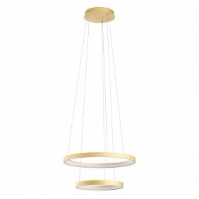 Lustră Redo ICONIC, Auriu mat, LED 80W, CCT 3000K/4000K, 9655Lm, D. 38cm+ 58cm, 01-3918