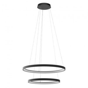 Lustră Redo ICONIC, Negru mat, LED 110W, CCT 3000K/4000K, 13242Lm, D. 58cm+ 78cm, 01-3922