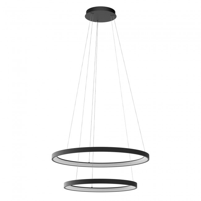 Lustră Redo ICONIC, Negru mat, LED 110W, CCT 3000K/4000K, 13242Lm, D. 58cm+ 78cm, 01-3922