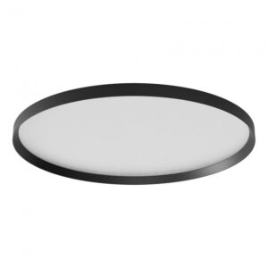 Plafoniera Redo Dama, Negru mat, LED 60W, CCT 3000K/4000K/5000K, 7682Lm, D. 80cm, 01-3756