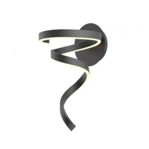 Aplică Redo SCROLL , Negru mat, LED 15W, 3000K/4000K/6000K, 1653Lm, 01-4006