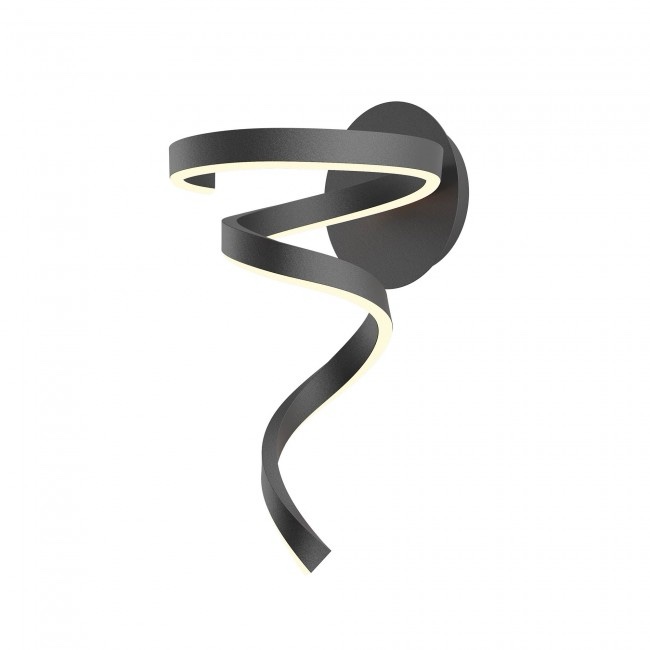Aplică Redo SCROLL , Negru mat, LED 15W, 3000K/4000K/6000K, 1653Lm, 01-4006