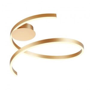 Plafonieră Redo SCROLL , BRONZ, LED 38W, 3000K/4000K/6000K, Dimabila in 3 pași, 4200Lm, 01-4011