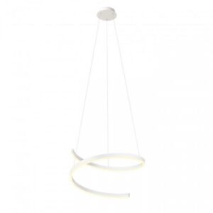 Suspensie Redo Scroll, alb mat, LED, 38W, 4150Lm, 3000K/4000K/6000K, D.60 cm, 01-4013