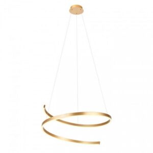 Suspensie Redo Scroll, bronz, LED, 38W, 4150Lm, 3000K/4000K/6000K, D.75 cm, 01-4017
