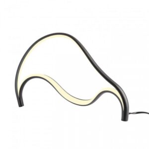 Veioza Redo Tempest, negru mat, LED, 12W, 840 lumeni, alb cald 3000K, L.40 cm, 01-3602