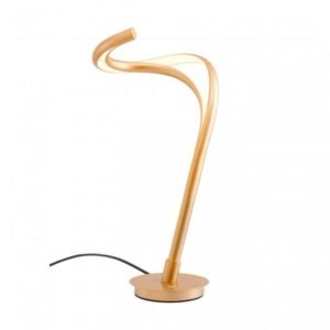 Veioza Redo Tempest, auriu mat, LED, 18W, 1260 lumeni, alb cald 3000K, H.50 cm, 01-3604