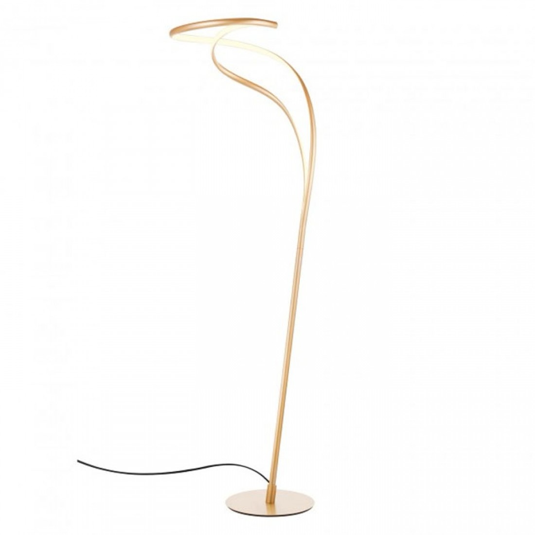 Lampadar Redo Tempest, auriu mat, LED, 30W, 2100 lumeni, alb cald 3000K, H.160 cm, 01-3607
