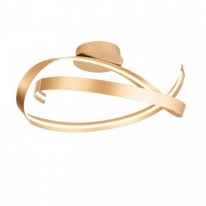 Plafoniera Redo Impuls, auriu mat, LED, 34W, 2380 lumeni, alb cald 3000K, D.60 cm, 01-3613