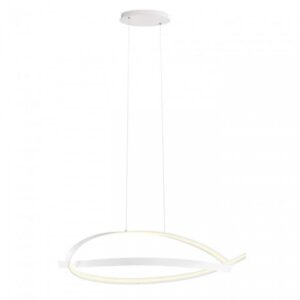 Suspensie Redo Impuls, alb mat, LED, 38W, 2660 lumeni, alb cald 3000K, D.107 cm, 01-3615