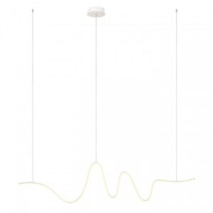 Suspensie Redo Impuls, alb mat, LED, 34W, 2380 lumeni, alb cald 3000K, L.160 cm, 01-3618