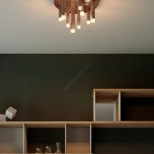 PLAFONIERĂ REDO MADISON LED 36W 3000K Cupru mat, 01-2040