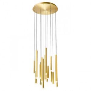 LUSTRĂ REDO MADISON LED 64W 3000K AURIU SATINAT, 01-2058