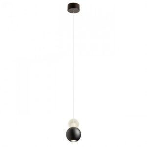 Suspensie Redo AOBA LED 8W IP20 3000K, negru mat, 01-2694