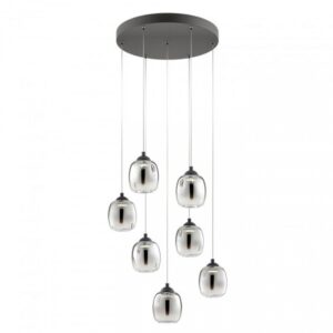 Lustra Redo Khadi, negru mat, LED, 36W, 4033 lm, alb cald 3000K, D.52 cm, 01-3489