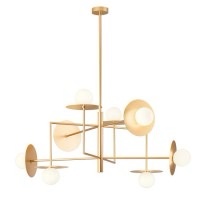 SUSPENSIE REDO PLATO G9 8X10W D100 GOLD, 01-2735