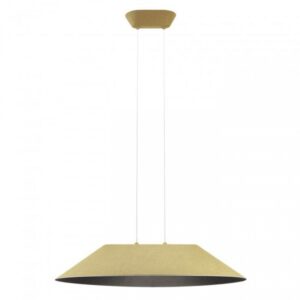 Suspensie Redo Akira,  fonoabsorbant, verde oliv/ interior negru , LED, 12W, 1478 lumeni, alb cald 3000K, D.75 cm, 01-3525