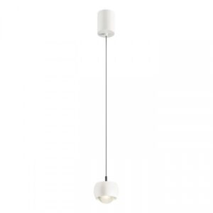 Suspensie Smarter Aves, alb mat, LED, 12W, 720 lumeni, alb cald 3000K, D.10 cm, 01-3546