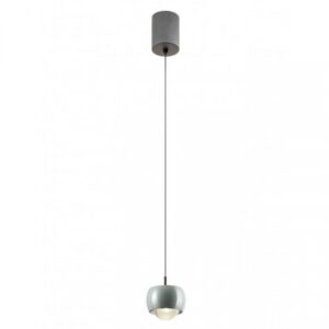 Suspensie Smarter Aves, gri lucios , LED, 12W, 720 lumeni, alb cald 3000K, D.10 cm, 01-3549