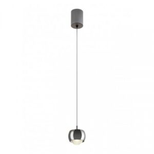 Suspensie Smarter Aves, crom negru , LED, 12W, 720 lumeni, alb cald 3000K, D.10 cm, 01-3551