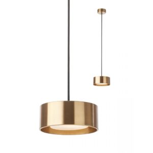 Suspensie Smarter Punkt, alamă, LED, 6W, 374 lumeni, alb cald 3000K, D.15 cm, 01-3100
