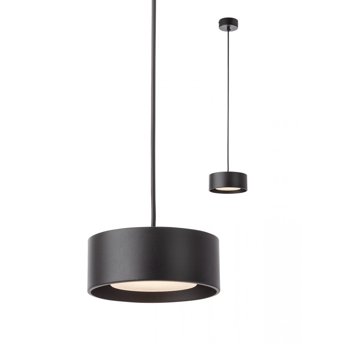 Suspensie Smarter Punkt, negru mat, LED, 6W, 374 lumeni, alb cald 3000K, D.15 cm, 01-3101