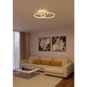 Lustra Smarter Tara, auriu mat, LED CCT, 70W, 4258 lumeni, 3000K/4000K/6000K, L.75 cm, 01-3993