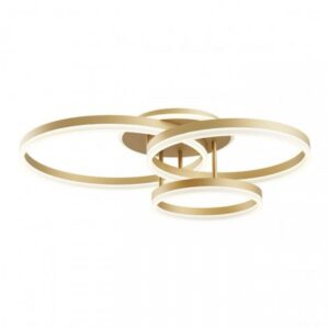 Lustra Smarter Tara, auriu mat, LED CCT, 90W, 5549 lumeni, 3000K/4000K/6000K, L.78 cm, 01-3995