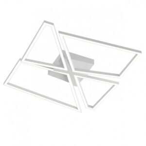 Plafoniera Smarter Slash, alb mat, LED CCT, 50W, 3740 lumeni, 3000K/4000K/6000K, L.50 cm, 01-3540