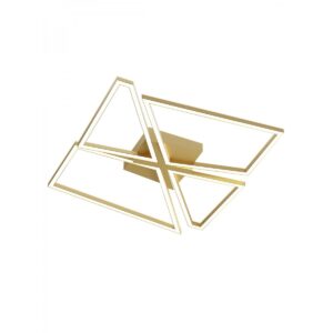 Plafoniera Smarter Slash, auriu mat, LED CCT, 50W, 3740 lumeni, 3000K/4000K/6000K, L.50 cm, 01-3541