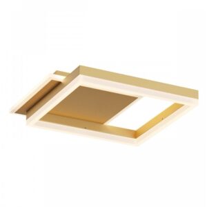 Plafoniera/ Aplica moderna Sami, auriu mat, LED 40W, CCT 3000/4000/6000K, 01-3999